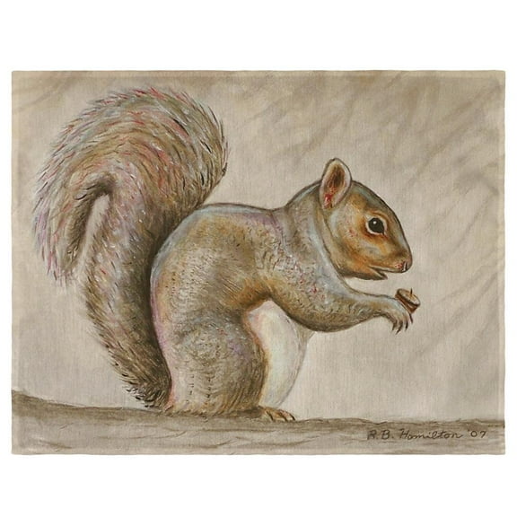 Betsy Drake Interiors Squirrel Place Mat Set of 4