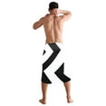 thumbnail image 6 of Black and White Stripes 64''x32'' Bath Towels Lightweight Quick-Dry Breathable Soft for Gym Travel Swim, 6 of 8