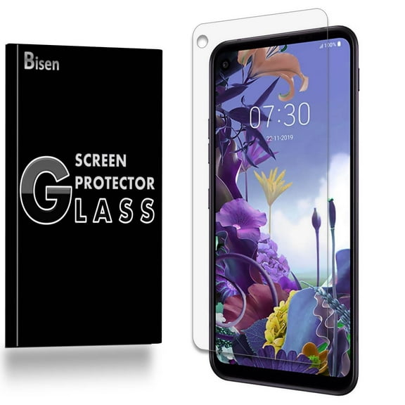 [2-Pack] Fit For LG Q70 [BISEN] Tempered Glass Screen Protector, Anti-Scratch, Anti-Shock, Shatterproof, Bubble Free