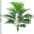 thumbnail image 2 of 30" Artificial Palm Plants Leaves Tropical Greenery Bush Imitation Faux Fake Palm Tree Leaf for Home Kitchen Party Flowers Arrangement Wedding Decorations, 2 of 5