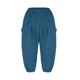 thumbnail image 4 of ICHUANYI Clearance Women's Loose Wide Leg Pants Cotton Linen Trousers Straight Pants Casual Pants(Dark Blue, XL) ICHUANYI WER2023081005555, 4 of 7