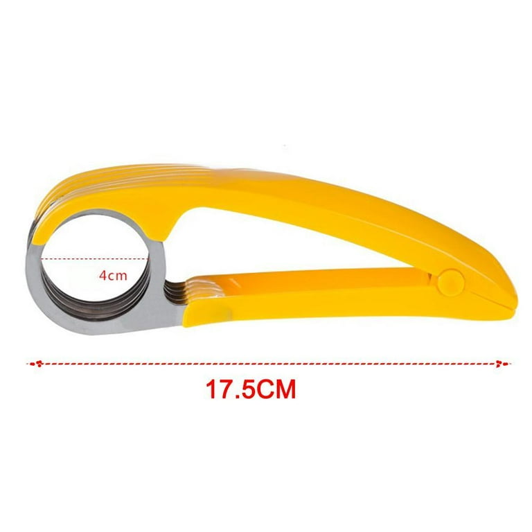 Banana Slicer Fruit Cutter Kitchen Gadget Banana Slicer Steel Fruit 