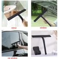 thumbnail image 1 of Limpiador de ducha de silicona Limpiador de ventana negro Limpiador de baño Limpiador de ventana de 21,6 cm para limpiar azulejos de ducha de espejo de vidrio con gancho de ventosa ShuxiuWang 8390605805738, 1 of 1