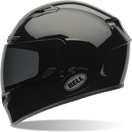 Bell Qualifier DLX Full-Face Motorcycle Helmet (Solid Black, X-Small) Solid Gloss
