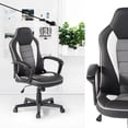 thumbnail image 4 of Silla de Juego (Negro con Blanco) Silla Ergonómica para la Oficina Ejecutiva HOMEMAKE FURNITURE TERRELL, 4 of 9