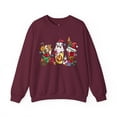 thumbnail image 2 of Merry Chickmas Sweatshirts, Chicken Sweatshirts, Christmas Sweatshirts, 2 of 5