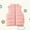Pink, variant on Generic Boys Girls Puffer Vest Quilted Zip Up Sleeveless Jackets Warm Winter Down Vest with Pockets for Kids 2-12Years