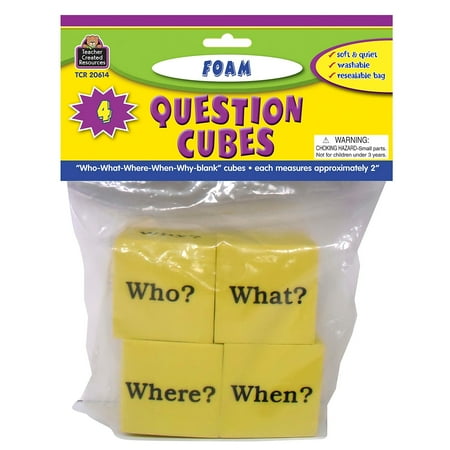 UPC: 0088231906148 | Teacher Created Resources Foam Question Cubes TCR20614