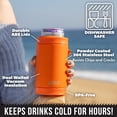 thumbnail image 4 of Enfriador Aislado para Latas DUALIE 3 en 1 Universal 355mL Naranja, 4 of 6