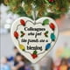thumbnail image 4 of Heart-Shaped Sea Glass Friendship Decor Friendship Heart Keepsake Friendship Heart Ornament For Christmas Tree Hanging Ornaments, 4 of 5