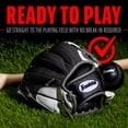 thumbnail image 6 of Franklin Sports Meshtek Kids Teeball Glove + Ball Set, 9.5 in, Black/White/Grey, Right Hand Throw, 6 of 7