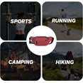 thumbnail image 5 of Riñonera, riñonera para hombres, mujeres y niños, para senderismo, caminatas, carreras, deportes al aire libre, 5 of 5