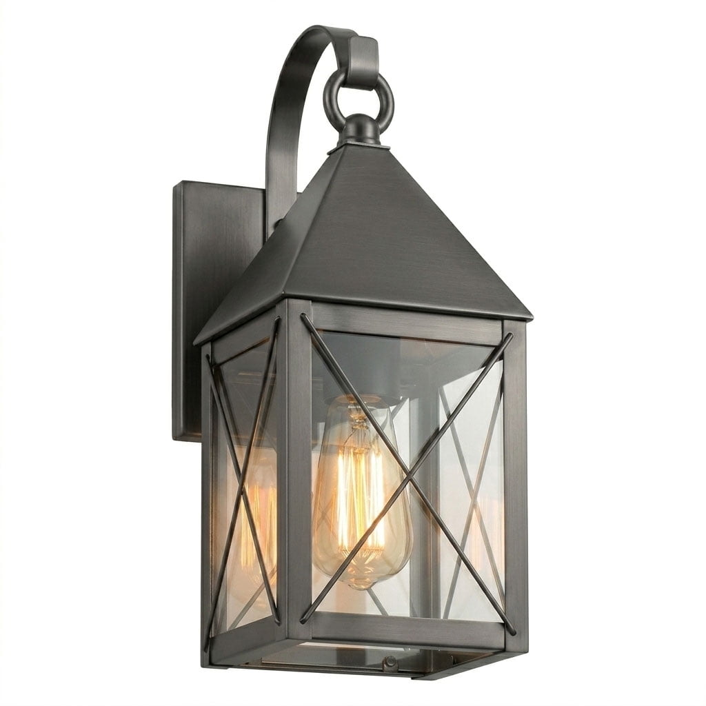 Innovations Lighting 9531P-X-GM-CL Ashford 13 Tall Outdoor Wall Sconce - Gunmetal