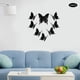 thumbnail image 4 of Juego de pegatinas de pared Sincero mariposas negras 24 piezas decoración sala de estar, 4 of 10