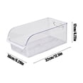thumbnail image 3 of Ikohbadg Refrigerator Food Pantry Organizer, Storage Beverage Dispenser & Kitchen Storage Box for Eggs, Condiments, Cosmetics, Clear Plastic Container with Handle, Space-Saving Design, 3 of 6
