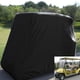 thumbnail image 4 of Yuarrent Funda para carrito de Golf de tela Oxford resistente negra para protección contra todo clima cubierta impermeable para carrito de Golf Golf Negro 242*122*168cm, 4 of 6