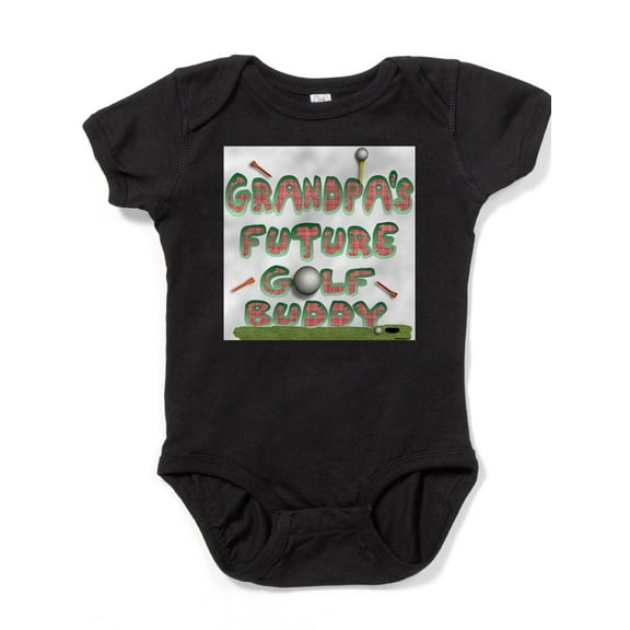 CafePress - Grandpasgolf - Cute Infant Bodysuit Baby Romper