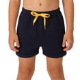 thumbnail image 2 of Zpanxa Girls Running Shorts Nylon Spandex Solid Color Lightweight Drawstring Elastic Waistband 3-4 Years, 2 of 6