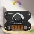 thumbnail image 2 of LED Light Adjuster DC 12-24V 30A/No Strobe with Knob Switch LED Light Bar Brightness Adjuster Dimmer, 2 of 10