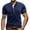 Blue, variant on Vivianyo HD Short Sleeve Shirt for Men,Big Men Short-Sleeve Beefy Muscle Basic Solid Color Blouse Tee Shirt Top Short Sleeve Turndown Collar Blouse Shirt