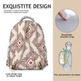 thumbnail image 5 of "Boho Chic Backpack for Campus - Roomy Tribal Print Daypack with Laptop Compartment, Water-Resistant & Fashionable for School & Travel", 5 of 6