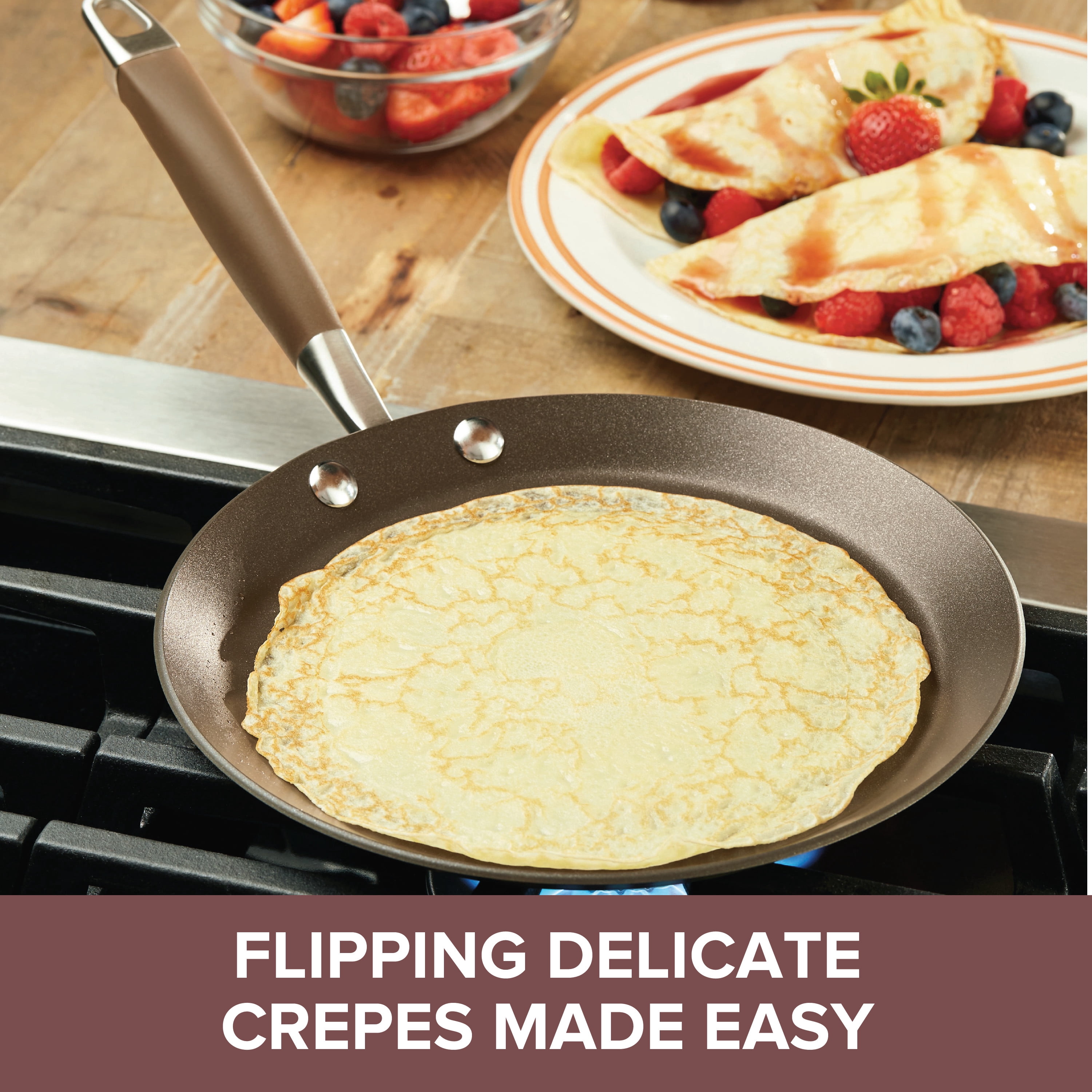Anolon Advanced 9.5" Bronze Hard-Anodized Nonstick Crepe Pan