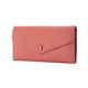 thumbnail image 5 of Cartera de mujer elegante, organizador de tarjetas, cartera de mano portátil con bolsillo con cremallera Rosa, 5 of 9