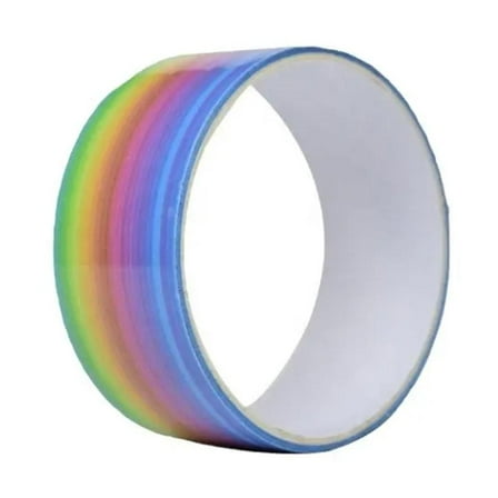 QHUDLV Rainbow Ball Tape,Freehand Drawing Adhesive,Decompression Fun