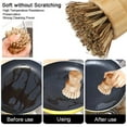 thumbnail image 6 of Cleaning Scrub Brush for Cast Iron Skillet Pots Pans - Made of 100% Beechwood Handle and Natural Fiber Bristle - (2 Pack), 6 of 7