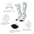 thumbnail image 3 of Susaid Lighthouse And Sea Print Thermal Winter Socks for Men and Women, Warm Crew Hiking Socks, for Boots and Outdoor Activities, 3 of 6