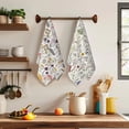 thumbnail image 6 of 2 Pcs Wild Plants and Mushroom Retro Kitchen Towels,Dish Towels for Kitchen Drying,Soft Absorbent Decorative Hand Towels for Cooking Housewarming Gift, 6 of 6
