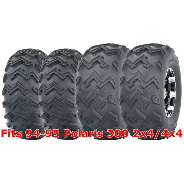 Full Set Atv Tires 22x8 10 Front 24x11 10 Rear 94 95 Polaris 300 2x4 4x4 Walmart Com Walmart Com