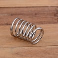 thumbnail image 4 of SS DESIGNS Handmade Spiral Ring, Wire Spiral Ring, 925 Sterling Silver Ring, Adjustable Ring, Silver Ring, Wire Wrap Ring, Band Ring, Statement Ring, 4 of 5