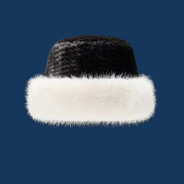 Xihbxyly Gorro de Pescador Cálido, Material Sintético Suave, Bordes Enrollados Modernos, Protección Durante Todo El Año, Cómodo y Elegante, Colores Frescos, Talla Única, Regalo Ideal para El Invierno