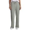 thumbnail image 4 of RBX Active Women's Lightweight Washed Pique Modal Wide Leg Lounge Pants with Pockets, 4 of 4