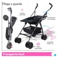 thumbnail image 4 of Carriola de bastón The Baby Shop compacta,frenos,arnés,8 llantas Gris, 4 of 6