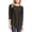 Black - black, variant on Karen Kane Womens Velvet Burnout Pullover Blouse, Black, X-Small