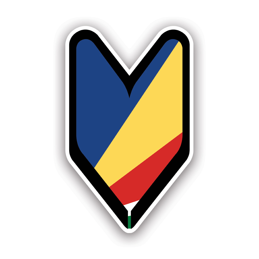 Koleshiya JDM Badge Sticker – Self-Adhesive Vinyl Decal, Die-Cut For Cars, 4" X 5.96", Graphic Style 7 thumbnail image