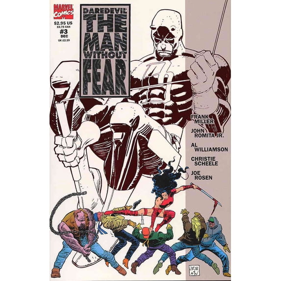 Daredevil The Man without Fear #3 VF ; Marvel Comic Book