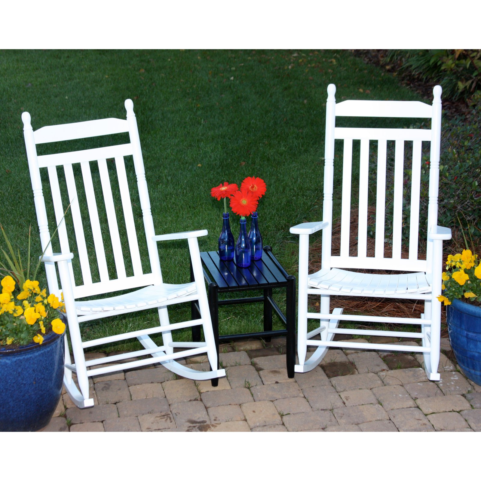Dixie Seating Calabash 3 Piece Rocking Chair Set with Side Table - image 5 of 5