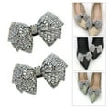 thumbnail image 2 of Bow-Knot Bridal Wedding Party Shoes Flower for High Heels Sandals Boots Decor, 2 of 9