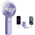 thumbnail image 1 of Ventilador nebulizador HandFan, 5200 mAh, tanque de agua recargable de 34 ml, 1 of 8