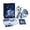 Blue4, variant on Arctic Winter Guardians DIY Patchwork Kit, Handmade 3D Mythical Plush Sewing Set with Pre-Cut Materials, Felt Animal Sewing Kit for Beginners, for Home Decor & Craft Lovers Gifts