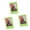 Green, variant on Tizuqe 3pcs Magnetic Photo Holder For Small Snapshots Frame Creative DIY Wall Refrigerator Decorations With Safe ABS Materials