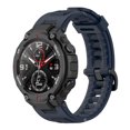 thumbnail image 2 of Correa de silicona de repuesto con herramientas para reloj inteligente Amazfit T-Rex (azul marino), 2 of 7