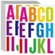 thumbnail image 1 of 24 hojas de letras autoadhesivas de 2 pulgadas, pegatinas con letras mayúsculas, pegatinas del alfabeto, letras y números 318, pegatinas de vinilo autoadhesivas, pegatinas ABC, 1 of 7