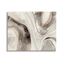 Stupell Industries Abstract Geode Watercolor Abstract Painting Gallery Wrapped Canvas Art Print Wall Art, 20 x 16