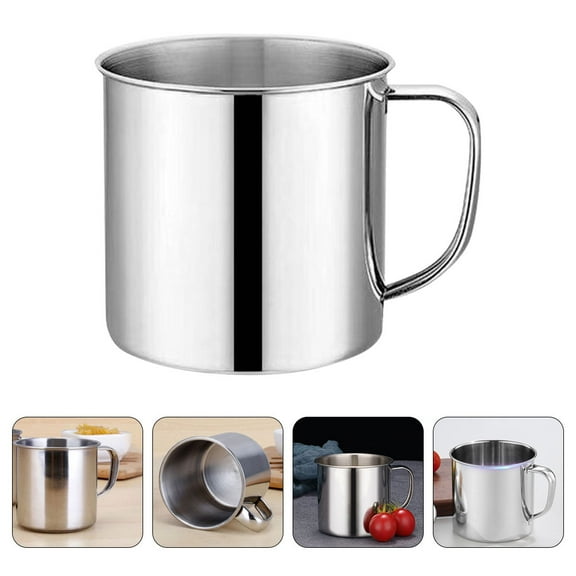 Leak Proof Coffee Mug Children's Stainless Steel Water Cup