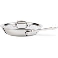 thumbnail image 2 of All-Clad 41106 Stainless Steel Tri-Ply Bonded Dishwasher Safe Fry Pan with Lid/Cookware, 10-Inch, Silver & 00942 Stainless Steel/Aluminium Cookware Cleaner and Polish, 12-Ounce, 2 of 7