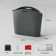 thumbnail image 7 of Garbage Can Car Seat Back Storage Bag Multifunctional Hanging Organizer 2300ml Capacity for Car Organization JASKFLY, 7 of 7